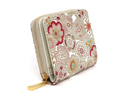 Spring Bloom (Red) Zip Around Bi-Fold Wallet