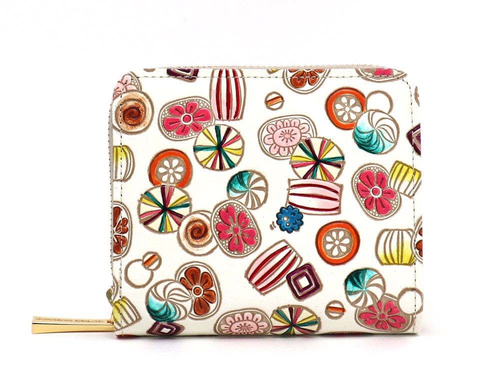 AME - Japanese Candy Zip Around Bi-Fold Wallet