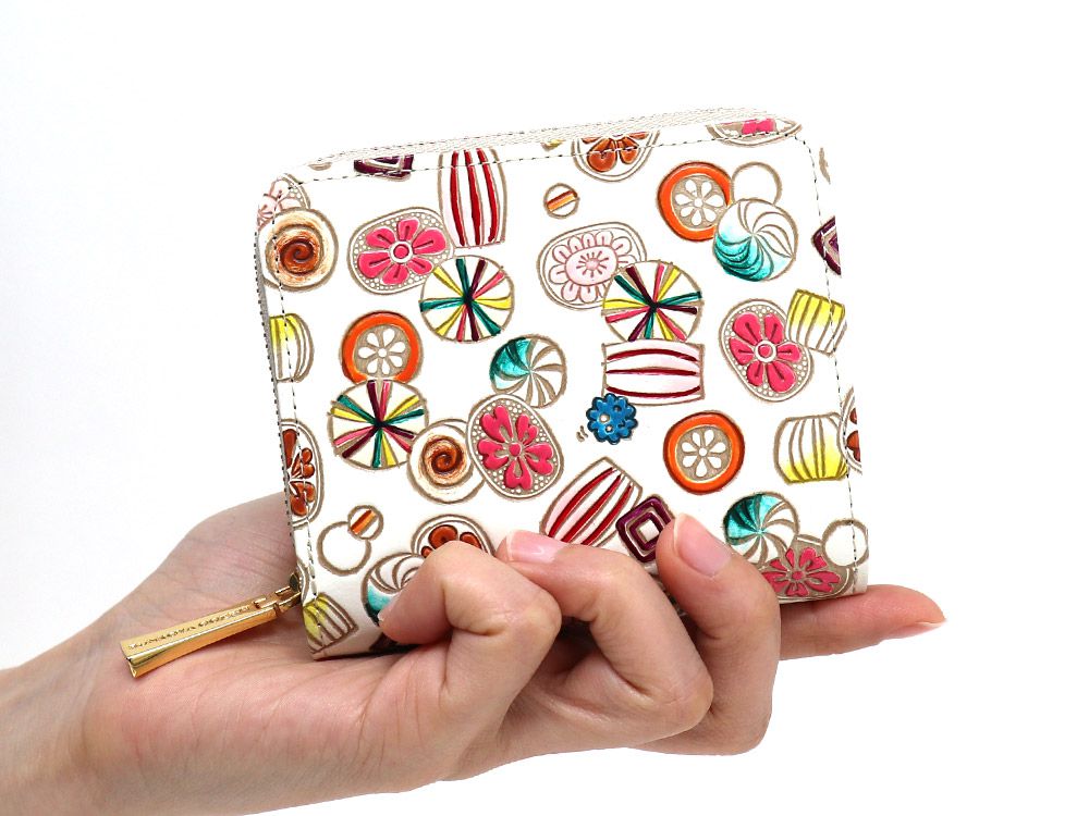 AME - Japanese Candy Zip Around Bi-Fold Wallet