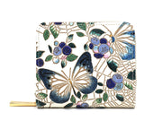 Blueberry (Navy) Zip Around Bi-Fold Wallet