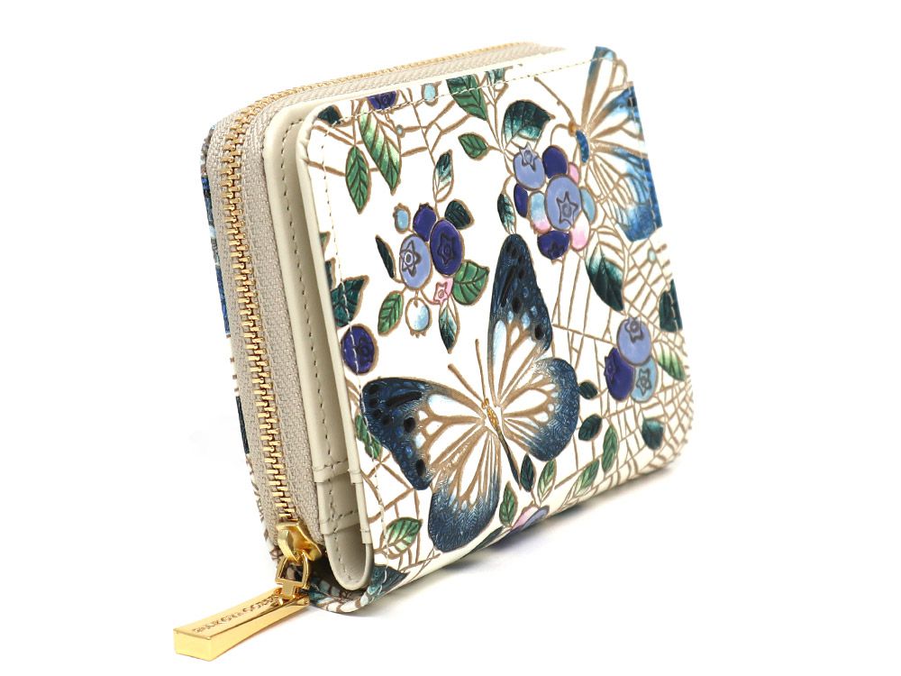 Blueberry (Navy) Zip Around Bi-Fold Wallet