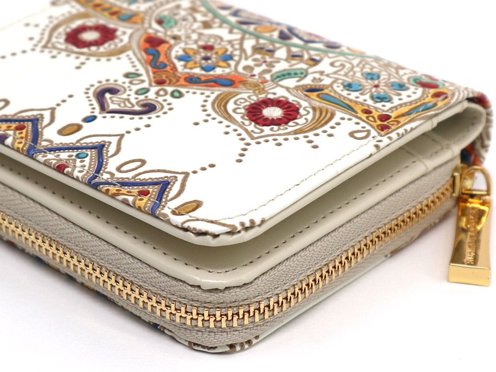 Elephant Carnival Zip Around Bi-Fold Wallet