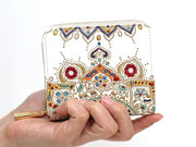 Elephant Carnival Zip Around Bi-Fold Wallet