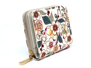 MEIHUA - Plum Blossom Zip Around Bi-Fold Wallet