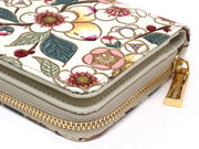 MEIHUA - Plum Blossom Zip Around Bi-Fold Wallet