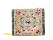 Golden Tapestry Zip Around Bi-Fold Wallet