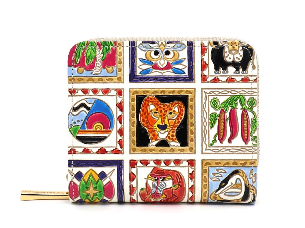 Africa Zip Around Bi-Fold Wallet