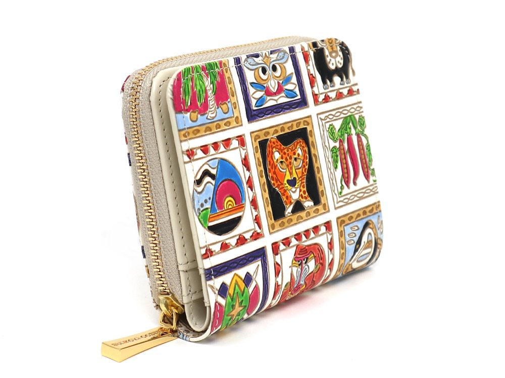 Africa Zip Around Bi-Fold Wallet