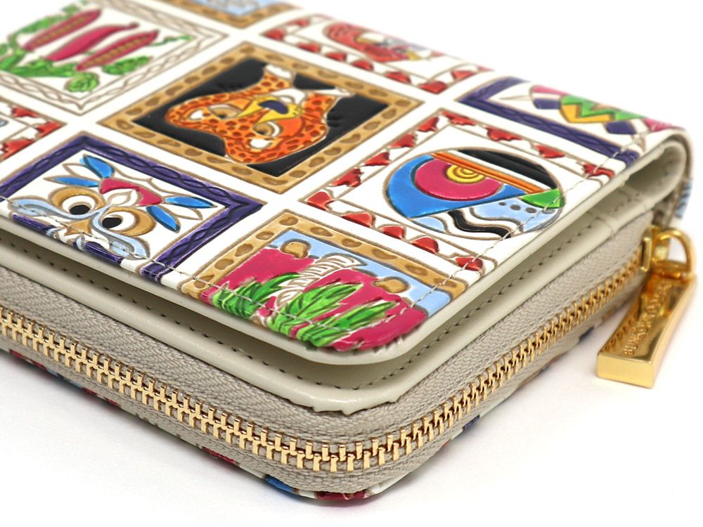 Africa Zip Around Bi-Fold Wallet