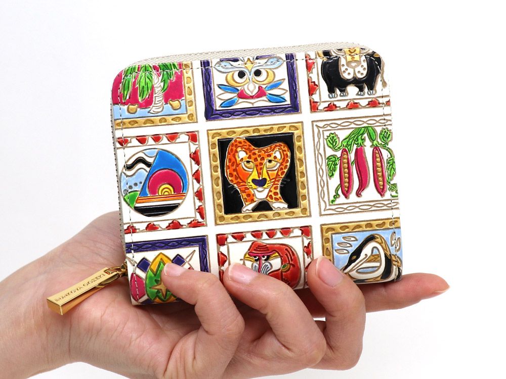 Africa Zip Around Bi-Fold Wallet