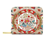 KARAKO - Chinese Dolls Zip Around Bi-Fold Wallet