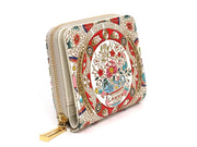 KARAKO - Chinese Dolls Zip Around Bi-Fold Wallet