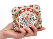 KARAKO - Chinese Dolls Zip Around Bi-Fold Wallet