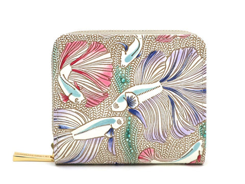 Betta (Purple) Zip Around Bi-Fold Wallet