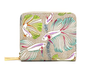 Betta (Green) Zip Around Bi-Fold Wallet