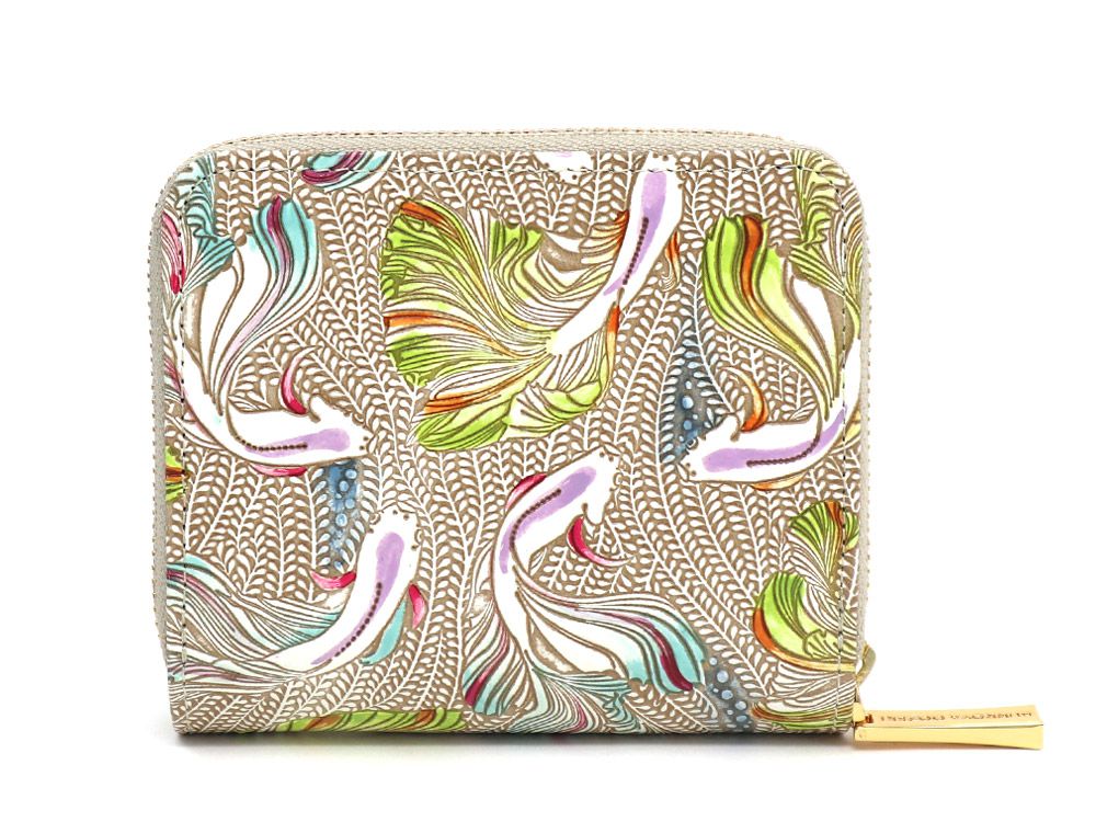 Betta (Green) Zip Around Bi-Fold Wallet