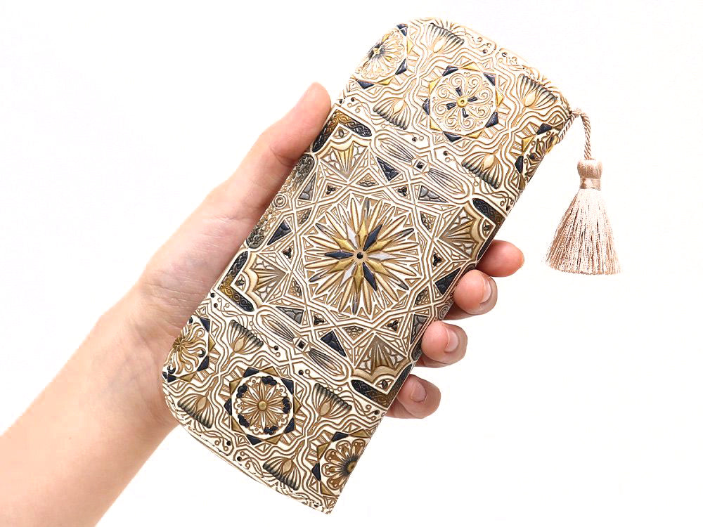 Carreau (Black) Eyeglasses Case