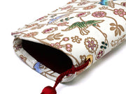 Birds and Cherry Blossoms Eyeglasses Case
