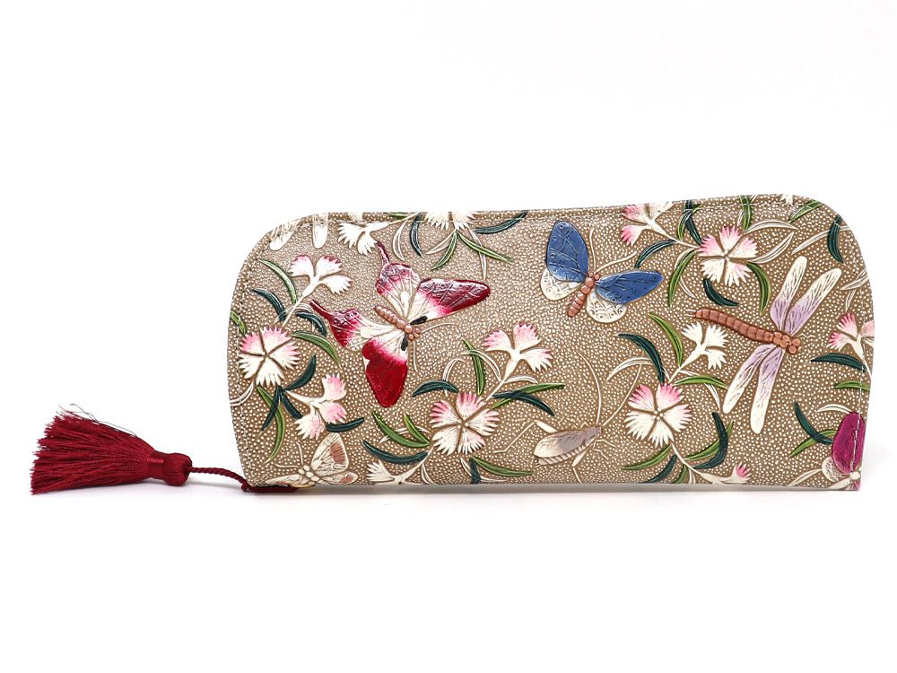 Dianthus Flowers Eyeglasses Case