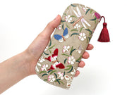 Dianthus Flowers Eyeglasses Case