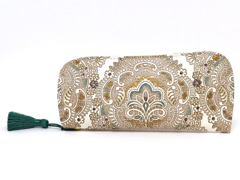 Antique Lace (Green) Eyeglasses Case