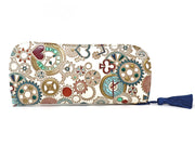 Gears Of Time (Blue-Green) Eyeglasses Case