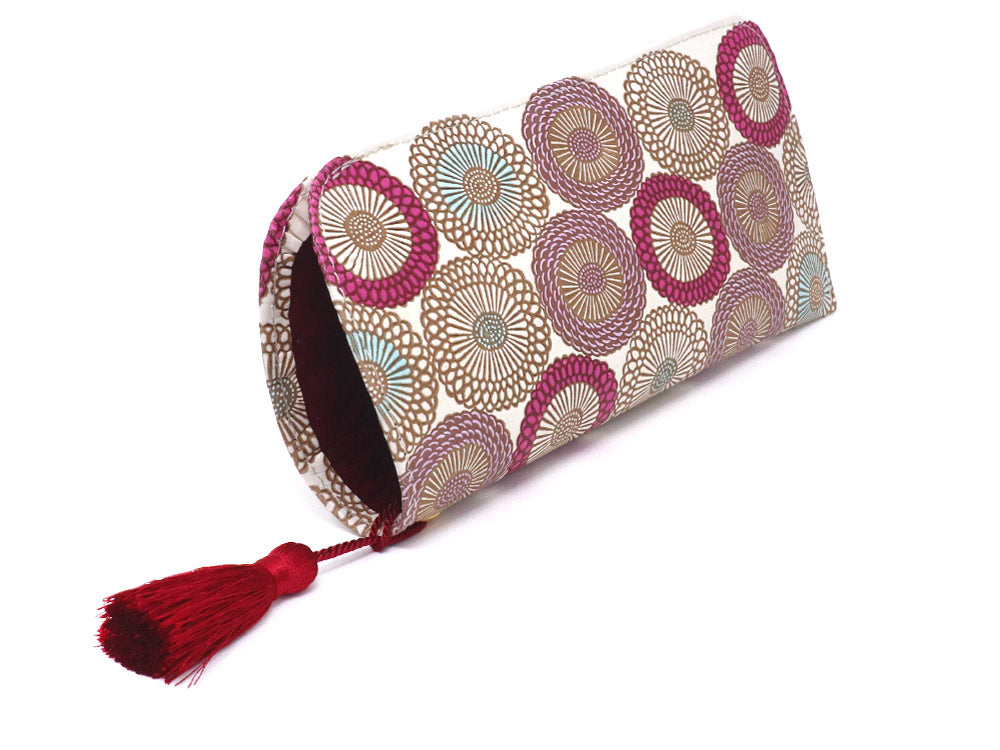 Umbrella Chrysanthemums (Peach Blossom) Eyeglasses Case
