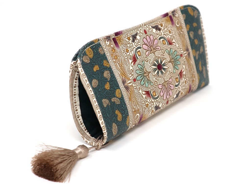 Golden Tapestry Eyeglasses Case