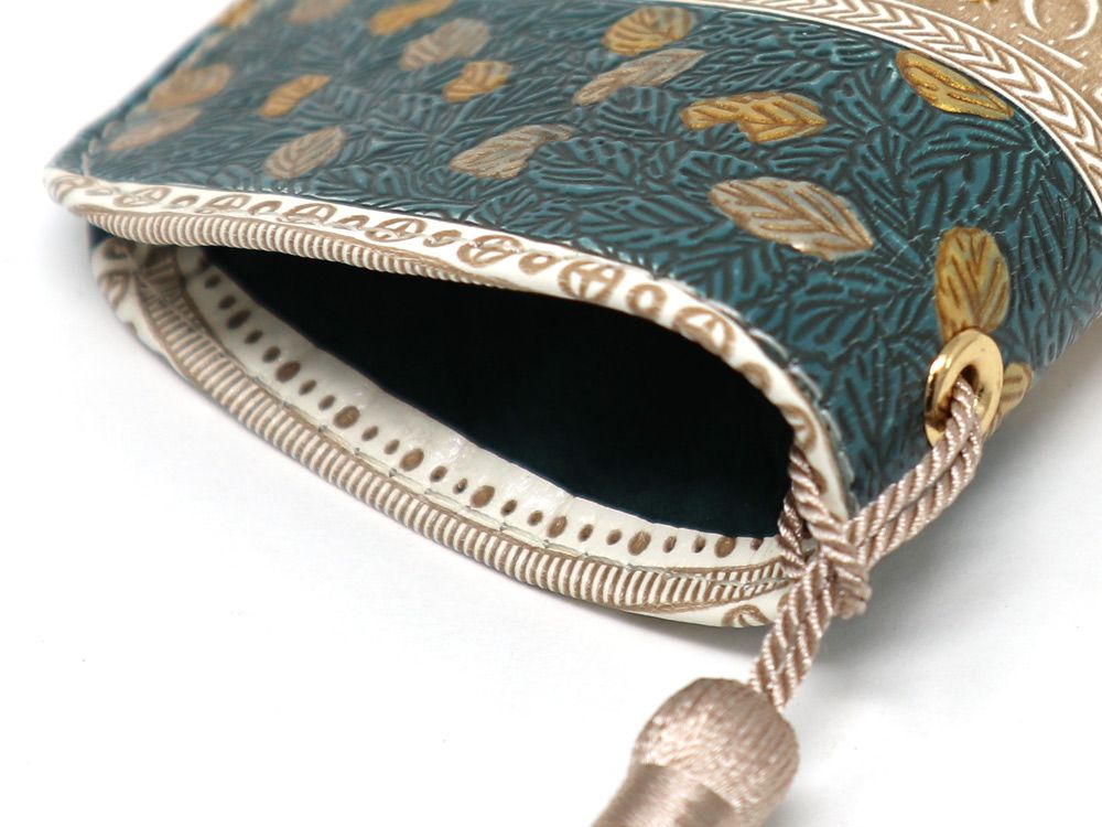 Golden Tapestry Eyeglasses Case