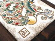 Chinese Zodiac: Flower Dragon Decorative Plaque (Small)