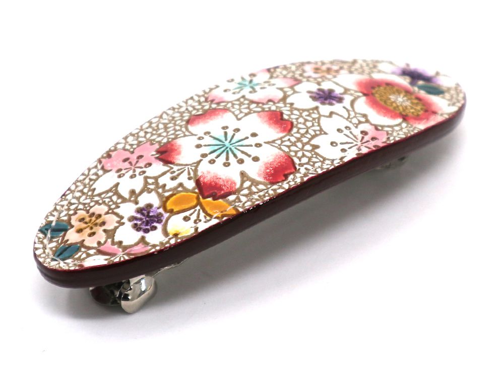 Colorful Cherry Blossoms Hair Clip