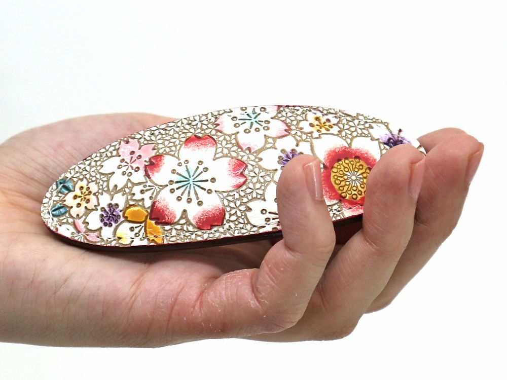 Colorful Cherry Blossoms Hair Clip