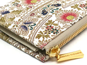 Mo Li Hua - Jasmine Flower (Pink) Small Wallet with L-zipper