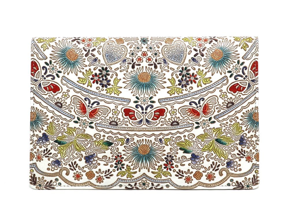 Mo Li Hua - Jasmine Flower (Blue) Passport Case