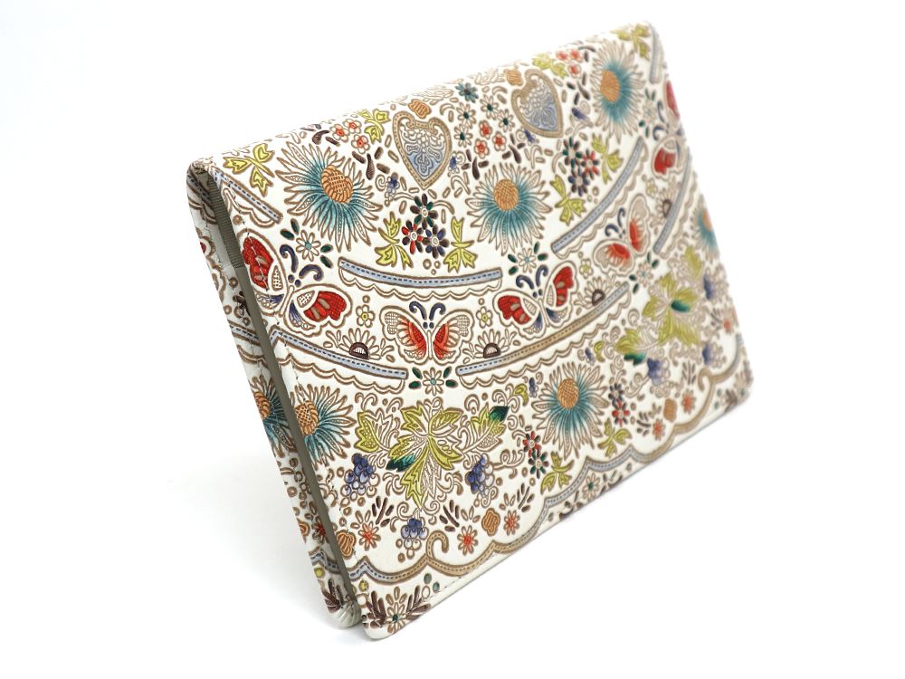 Mo Li Hua - Jasmine Flower (Blue) Passport Case