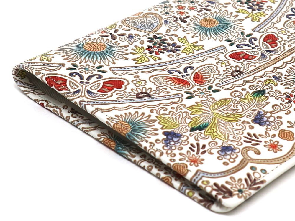 Mo Li Hua - Jasmine Flower (Blue) Passport Case
