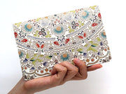 Mo Li Hua - Jasmine Flower (Blue) Passport Case