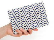 YOKONAMI Waves (Navy) Passport Case