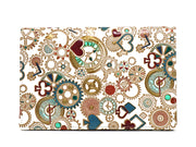 Gears Of Time (Blue-Green) Passport Case