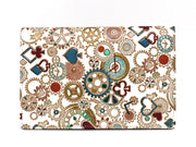 Gears Of Time (Blue-Green) Passport Case