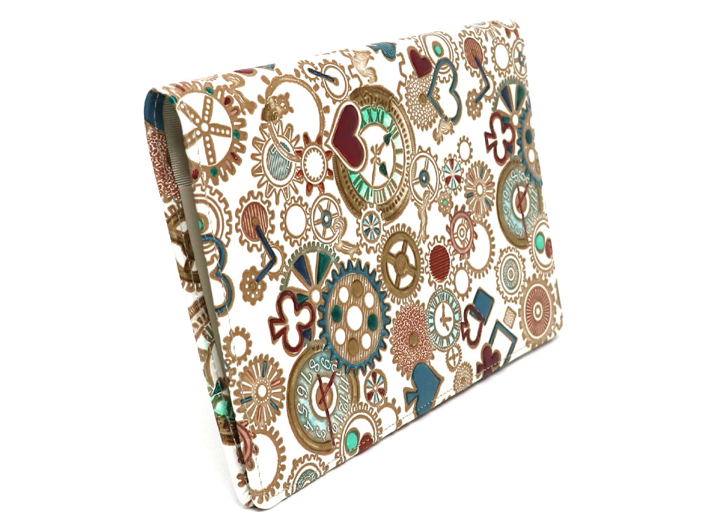 Gears Of Time (Blue-Green) Passport Case