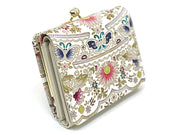 Mo Li Hua - Jasmine Flower (Pink) Small GAMAGUCHI Trifold Wallet