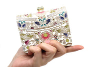 Mo Li Hua - Jasmine Flower (Pink) Small GAMAGUCHI Trifold Wallet