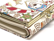 Seaside Bear Small GAMAGUCHI Trifold Wallet