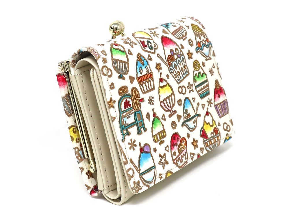 Shaved Ice Small GAMAGUCHI Trifold Wallet