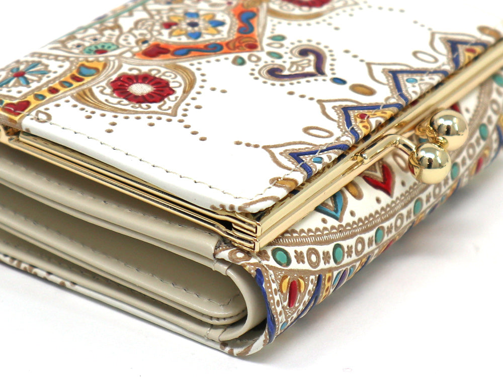 Elephant Carnival Small GAMAGUCHI Trifold Wallet