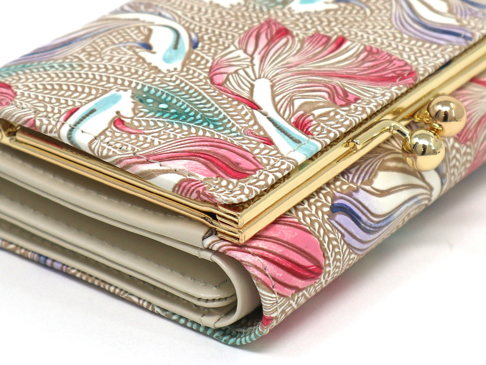 Betta (Purple) Small GAMAGUCHI Trifold Wallet