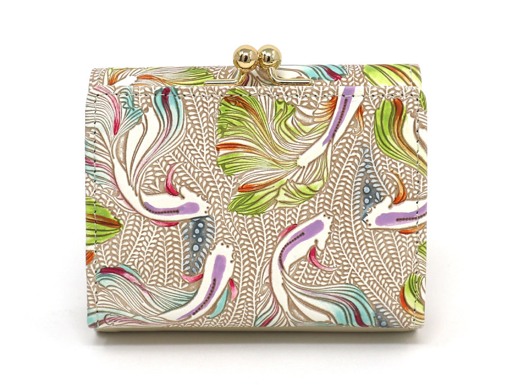 Betta (Green) Small GAMAGUCHI Trifold Wallet
