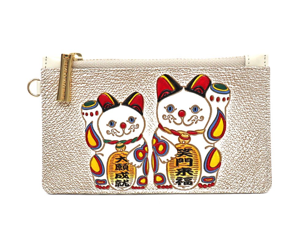 MANEKINEKO(Lucky cat) Thin Card Case