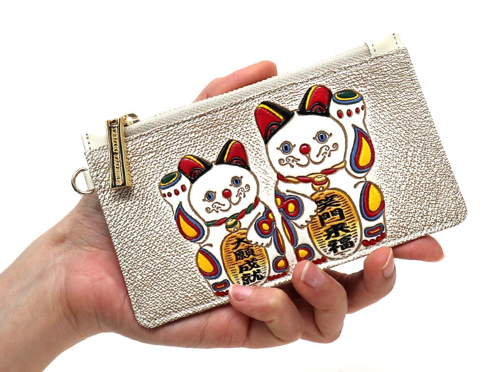 MANEKINEKO(Lucky cat) Thin Card Case